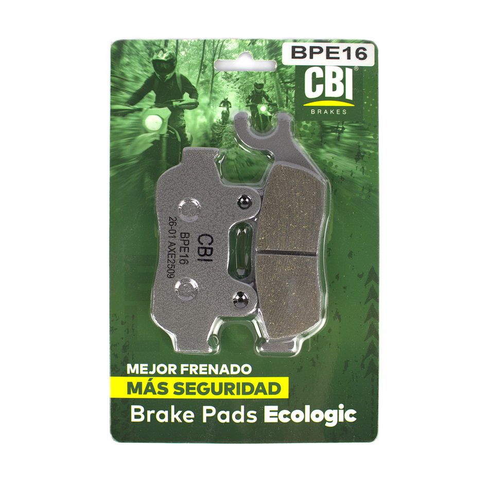Pastillas de freno BPE16 / BPO16 (Delantera)